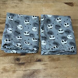 Disney Jack Skellington Pillowcases X 2